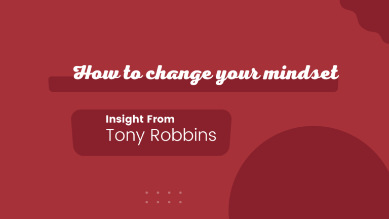 Change mindset Tony Robbin